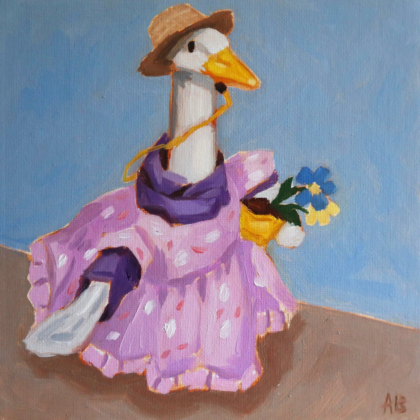 Silly garden goose