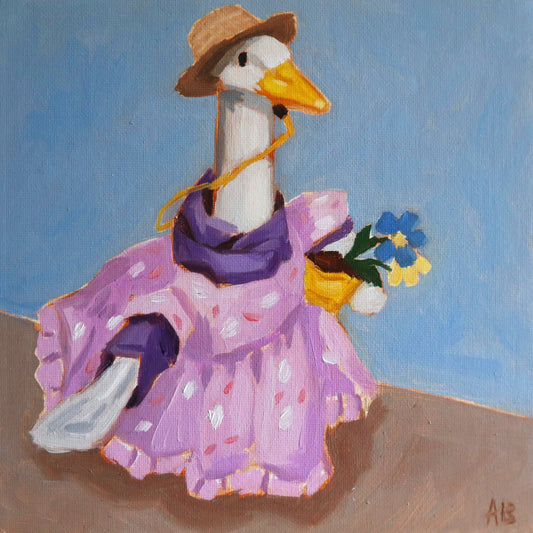 Silly garden goose